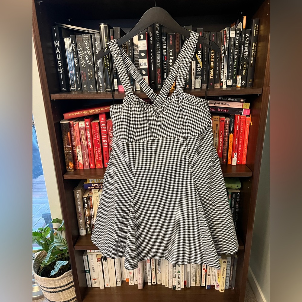 Anthropologie Black and White Checkered Dress NWT! - Picture 4 of 15